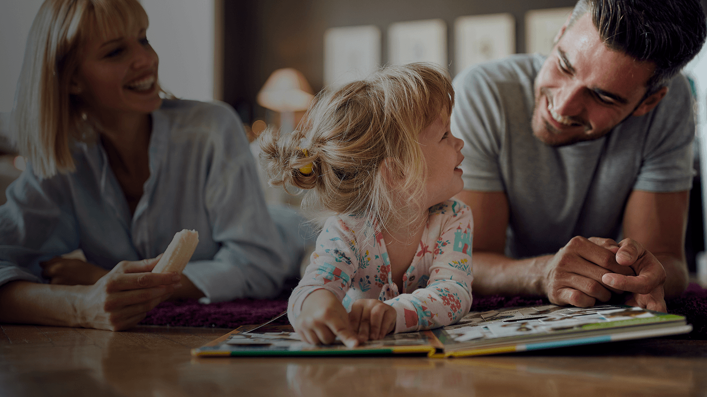 Family using the Borochi app at home